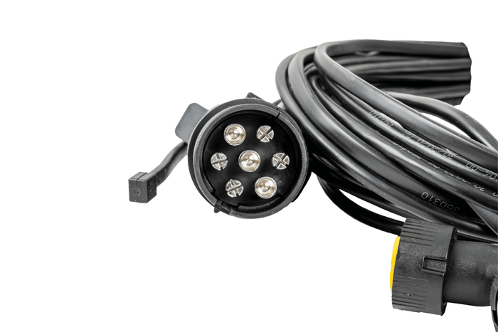 ASPÖCK električni inštalacijski kabelski snop 4,5 m 7 PIN vtič bajoneti 2x 5 PIN