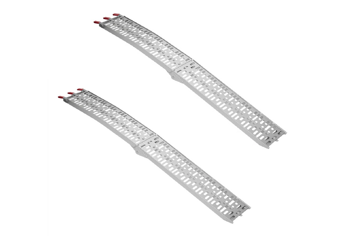 ProPlus 390096 zložljive aluminijaste rampe za prikolice 220 cm 680 kg komplet 2 kosov