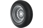 Komplet dveh koles za prikolico KENDA PNEVMATIKE 155/80 R13 84N KENDA PLATIŠČA 4Jx13"H2 4x100 ET:30