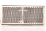Odsevna naprava 96 x 42 mm spredaj s samolepilnim trakom