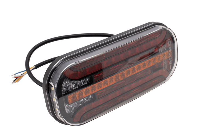 FRISTOM FT-230 LED zadnja svetilka, 6 funkcij, univerzalna