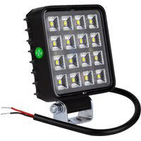 16x LED delovna svetilka TruckLED L0154 kvadratna s stikalom