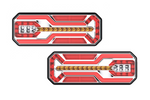 TruckLED L1949+L1950 zadnje luči LED kabel 0,45 m 6 funkcij leva+desna