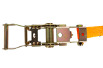 Komplet štirih oranžnih transportnih trakov UNITRAILER 6m/25mm/1t z napenjalcem