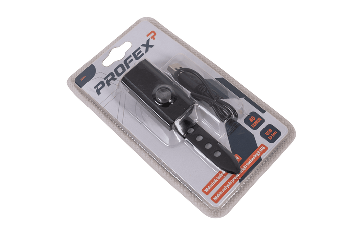 PROFEX 82004 Pro Alu Li-Pol USB sprednja kolesarska luč