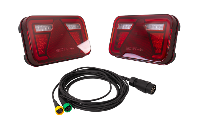 Zadnje luči ASPÖCK MULTILED IV LED + kabelski snop ASPÖCK 4,5 m 7-pin
