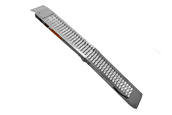 Zložljiva jeklena dovozna rampa UNITRAILER ALR004 za prikolico 170 cm 227 kg