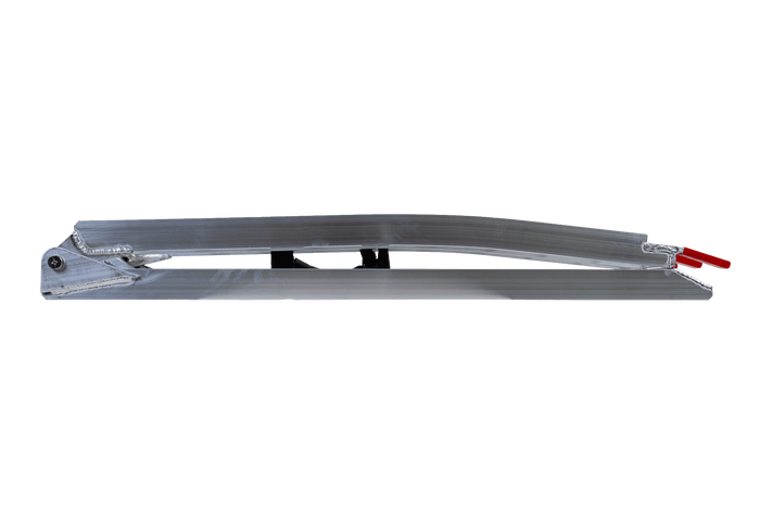 Zložljiva aluminijasta klančina UNITRAILER ALR002 za prikolico 221 cm 340 kg s pasom