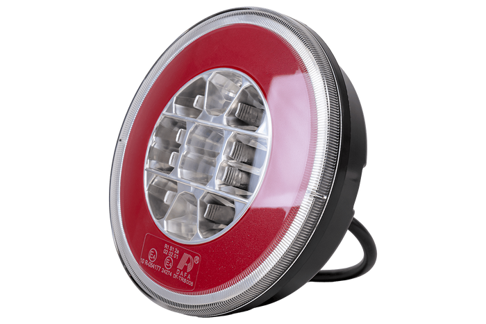 TT TECHNOLOGY TT.12008 Glo-Trac LED zadnja luč za hamburger s 3 funkcijami, univerzalna